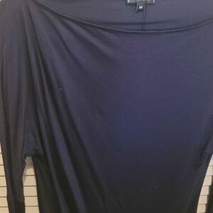 Stella & Dot Navy Long Sleeve Top